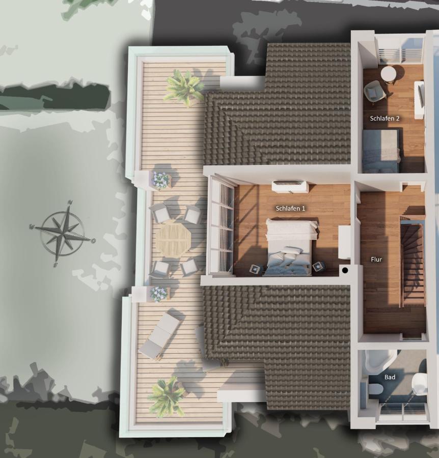 טימנדורפר שטרנד Maison Du Port מראה חיצוני תמונה